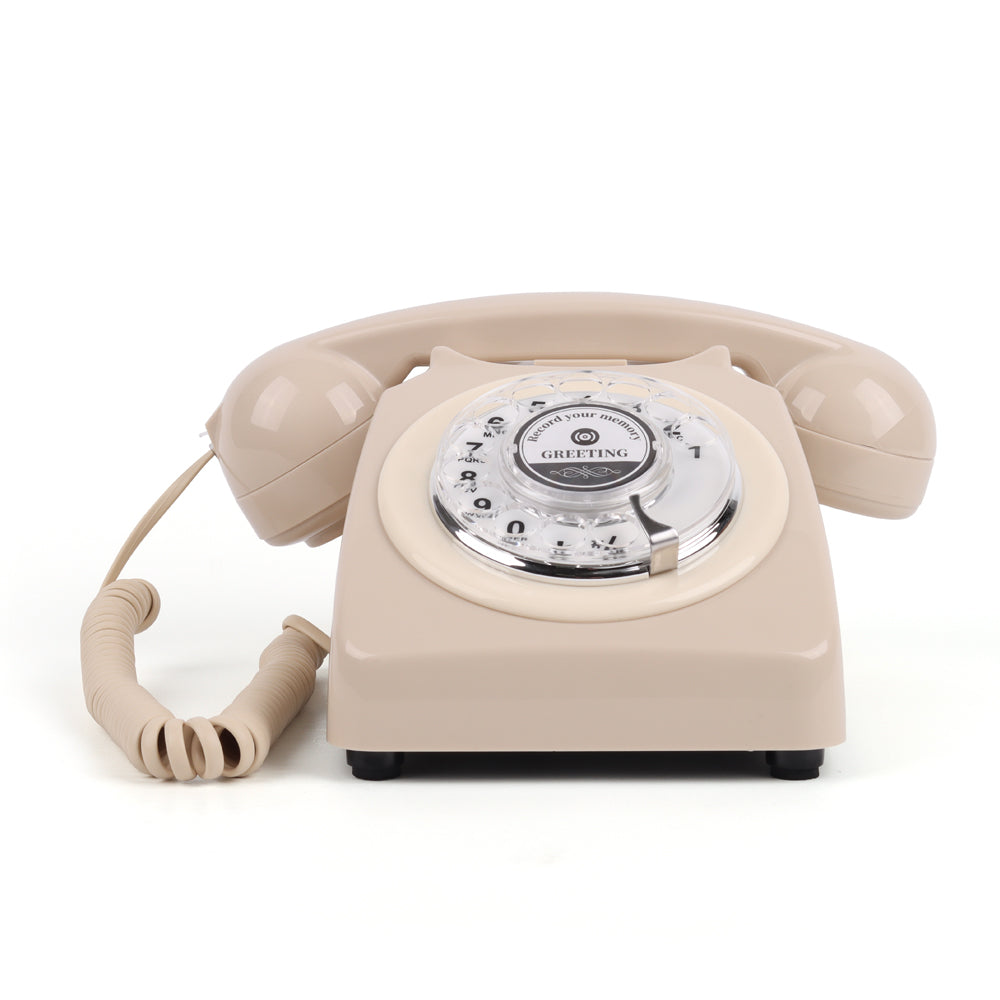 beige creme gästbok telefon